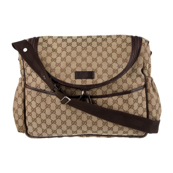 Gucci GG Canvas Diaper Bag